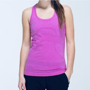 EUC Lululemon Swiftly Tech Racerback Tank Top Size 6 Plum / Purple